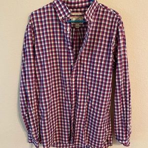 Men’s button down “tailored fit” size L